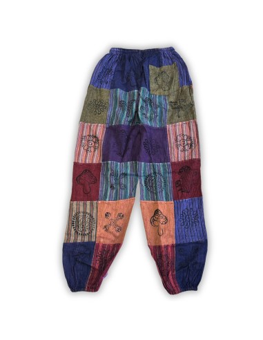 Pantalon Nomad Sari – Champignons violets imprimés (S/M)