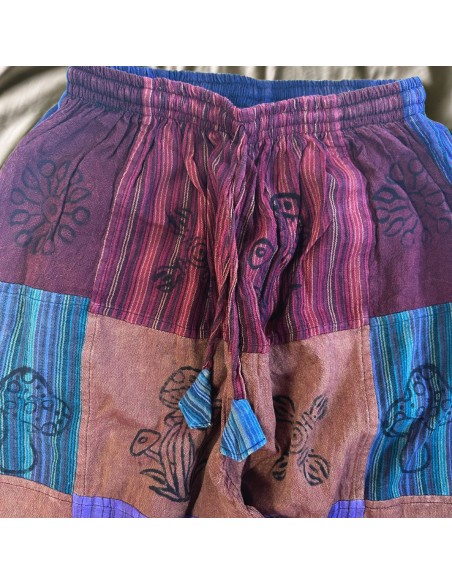 Pantalon Nomad Sari – Champignons violets imprimés (S/M)
