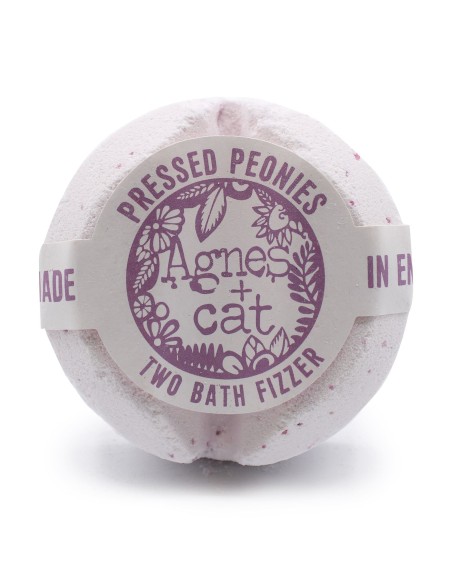 Agnes + Cat – Bombe de bain «Pivoines pressées»