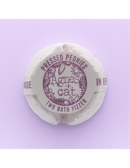 Agnes + Cat – Bombe de bain «Pivoines pressées»