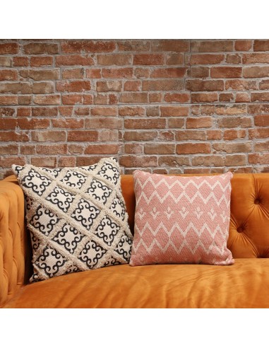 Housse de coussin classique - Carreaux gris 40×40 cm