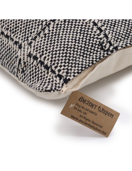Housse de coussin classique - Carreaux gris 40×40 cm