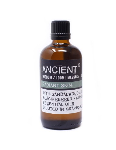 Huile de massage peau radieuse – Beauté zen