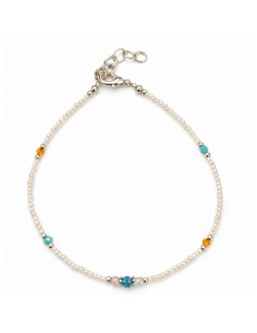 Bracelet de cheville howlita népalaise – Paix douce