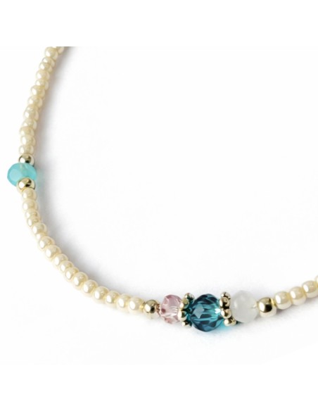 Bracelet de cheville howlita népalaise – Paix douce