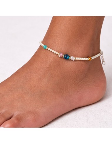 Bracelet de cheville howlita népalaise – Paix douce