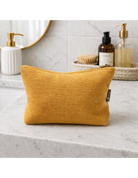 Trousse Nomad Sari jacquard indien – Métier Calendula