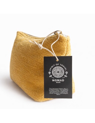 Trousse Nomad Sari jacquard indien – Métier Calendula