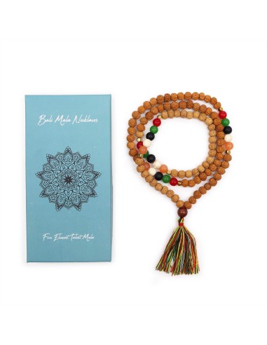 Collier mala balinais – Cinq éléments