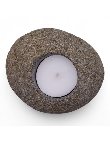 Lampe naturelle en pierre de rivière – Lumière unique