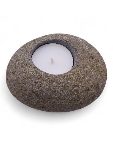 Lampe naturelle en pierre de rivière – Lumière unique