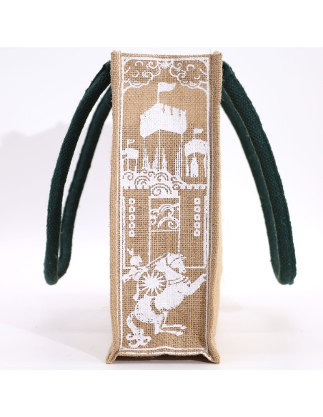 Grand sac en jute Hop Hare – «?Je suis courageuse?»