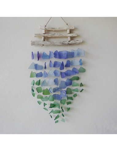 Carillon zen en verre recyclé – Équilibre des éléments