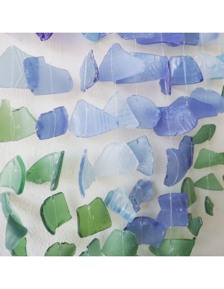 Carillon zen en verre recyclé – Équilibre des éléments