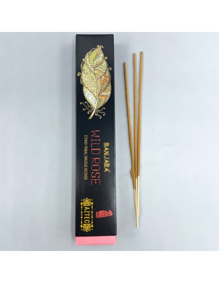 Encens Banjara Tribal Smudge – Rose sauvage