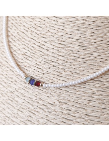 Collier népalais perles fines – Pureté zen