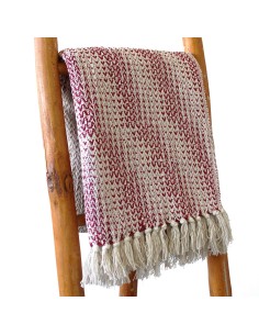 Plaid bohème bicolore Ruby – Douceur & bien-être