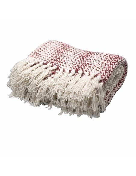 Plaid bohème bicolore Ruby – Douceur & bien-être