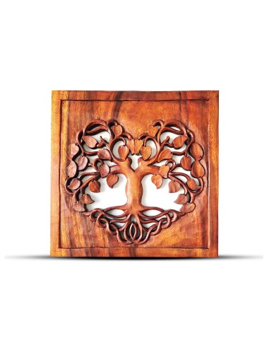 Panneau mural Arbre de Vie en bois – Amour & équilibre