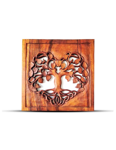 Panneau mural Arbre de Vie en bois – Amour & équilibre