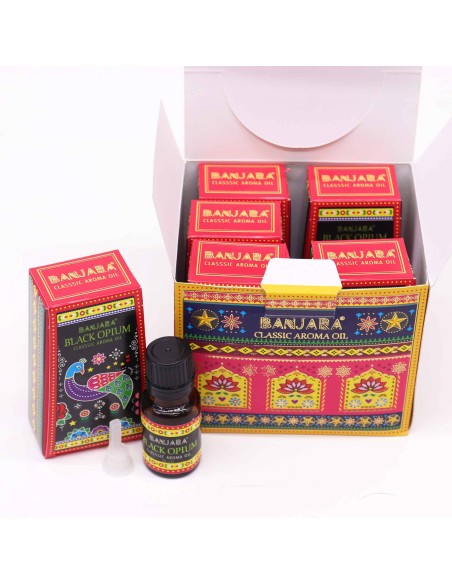 Huile parfumée d’Inde Banjara – Opium noir