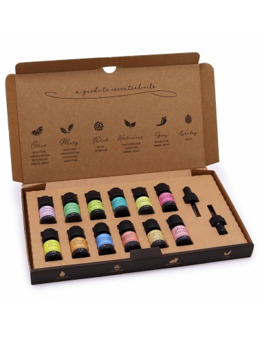 Coffret d’huiles essentielles – Les 12 incontournables