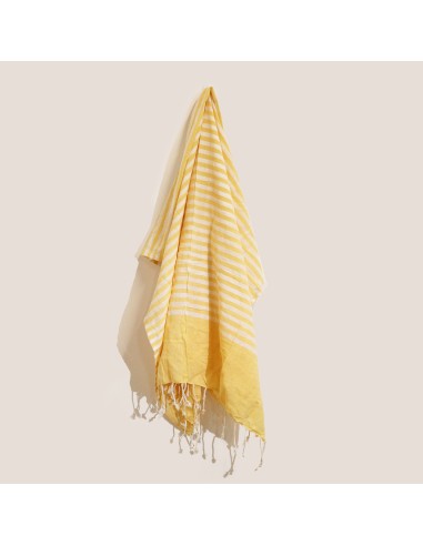 Plaid paréo – Jaune soleil