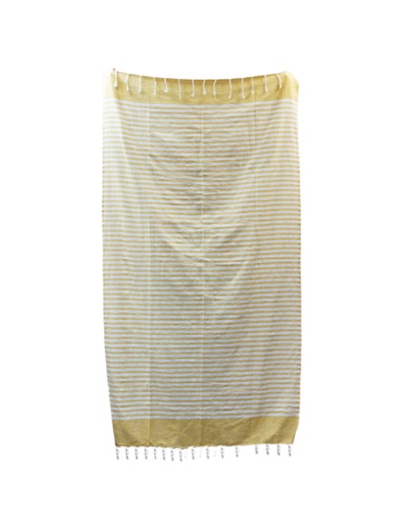 Plaid paréo – Jaune soleil