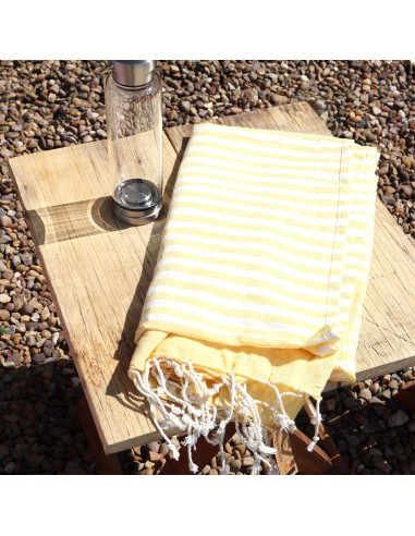 Plaid paréo – Jaune soleil