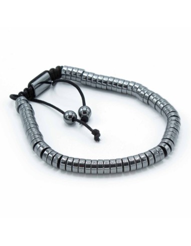 Bracelet magnétique Shamballa en hématite – Cercles protecteurs