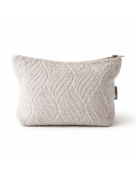 Trousse Nomad Sari jacquard indien – Trame lunaire