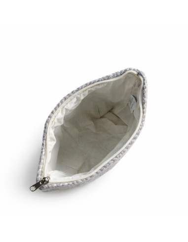 Trousse Nomad Sari jacquard indien – Trame lunaire