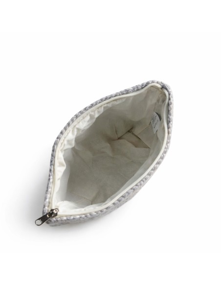 Trousse Nomad Sari jacquard indien – Trame lunaire