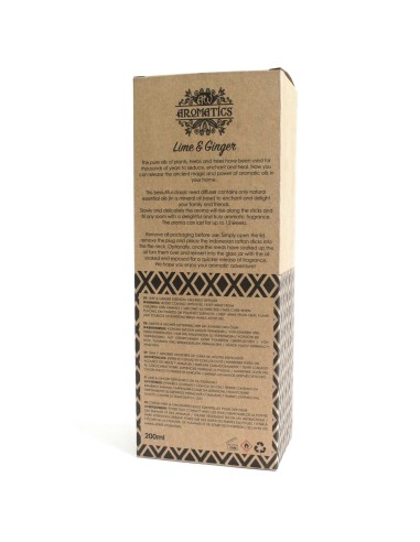 Diffuseur à bâtonnets – Citron vert & gingembre