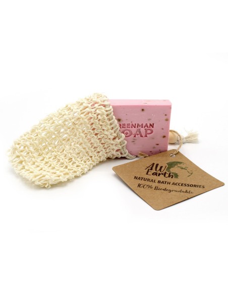 Pochette à savon naturelle en sisal