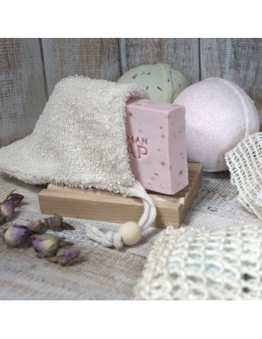 Pochette à savon naturelle en sisal