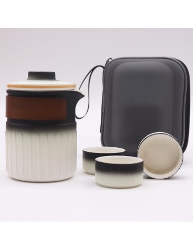 Service à thé nomade – Trois amis (théière & 3 tasses)