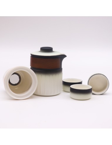 Service à thé nomade – Trois amis (théière & 3 tasses)