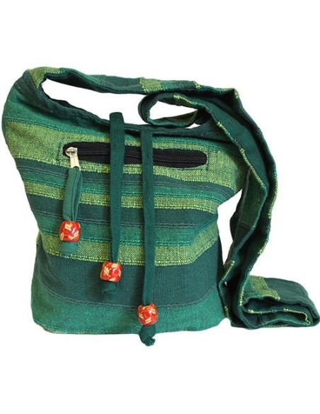 Sac bandoulière du Népal – Vert forêt