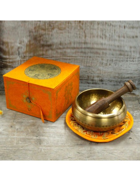 Set bol tibétain – Cinq Bouddhas