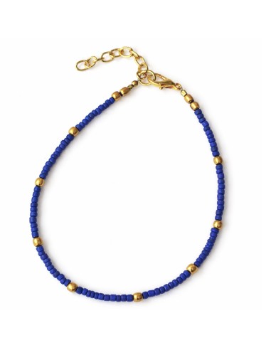 Chevillère lapis-lazuli népalaise – Expression calme