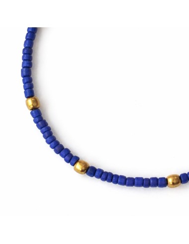 Chevillère lapis-lazuli népalaise – Expression calme