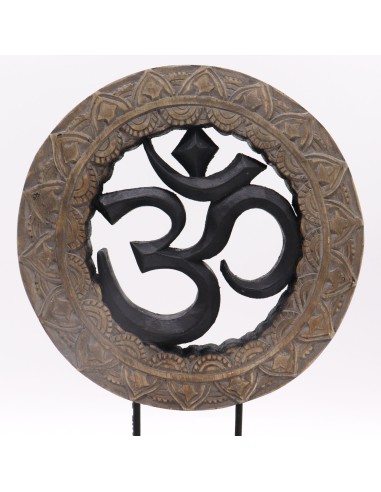 Coffret Bouddha Feng Shui Om – Noir & gris