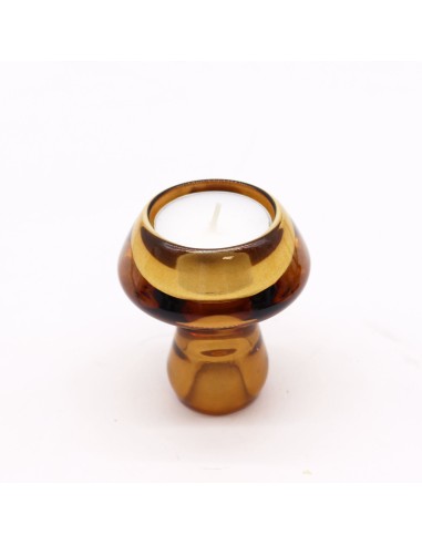 Photophore réversible champignon – Ambre ancien