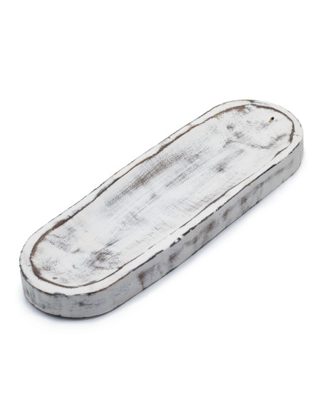 Grand plateau porte?encens – Classique patiné