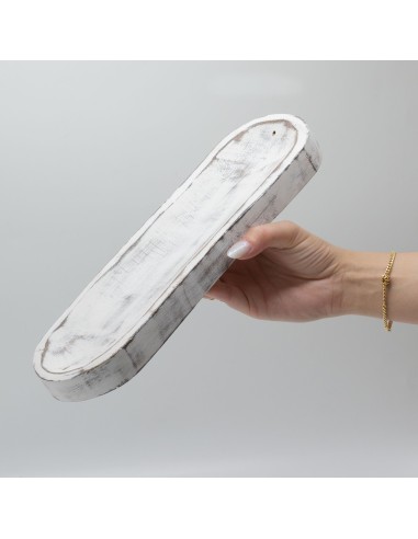 Grand plateau porte?encens – Classique patiné