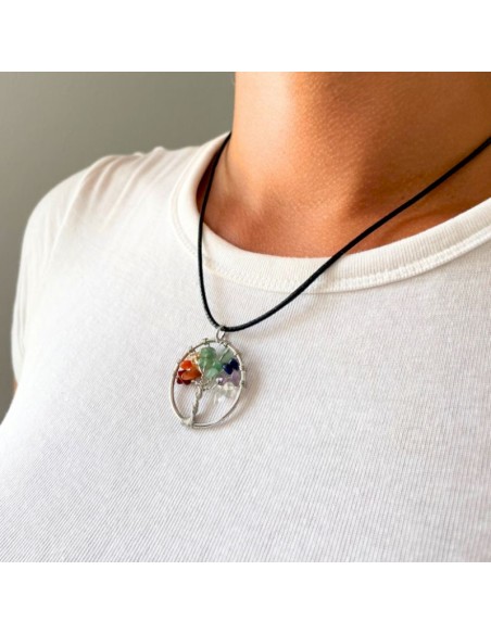 Pendentif Arbre de Vie chakra – Alignement intérieur