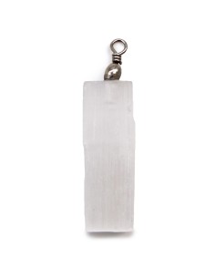Pendentif en sélénite naturelle – Clarté spirituelle