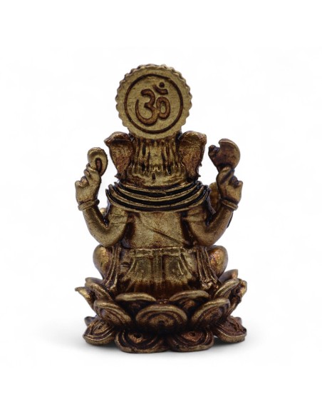 Statuette Ganesha en laiton – Chance & protection