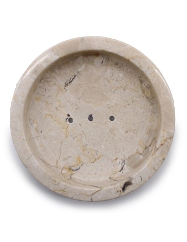 Porte-savon en marbre – Rond miel